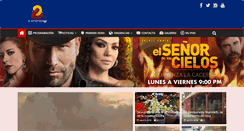 Desktop Screenshot of canal2tv.com