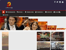 Tablet Screenshot of canal2tv.com